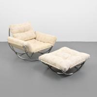 Leonard Bender APOLLO Lounge Chair & Ottoman - Sold for $1,430 on 11-24-2018 (Lot 519).jpg